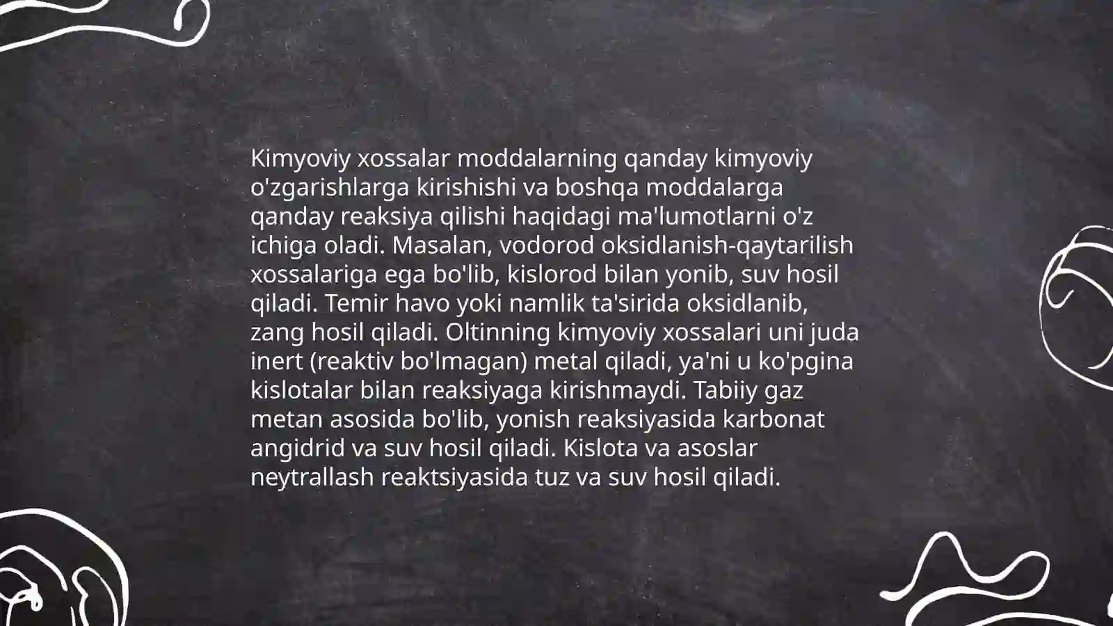 Kimyo 4-guruh elementlarining ahamiyati 4