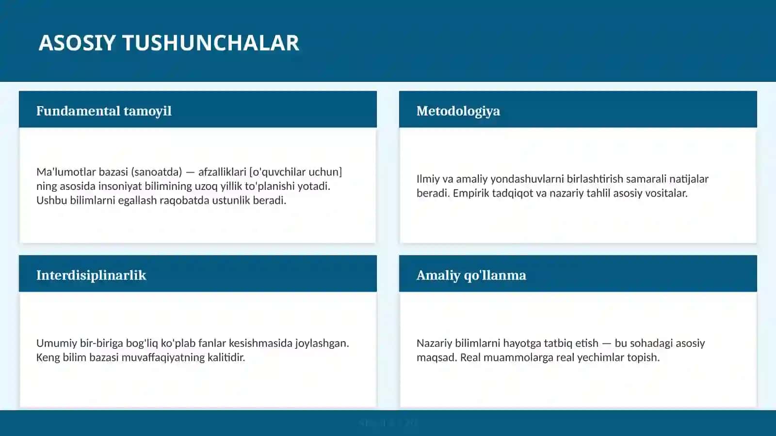 Ma'lumotlar bazasi (sanoatda) — afzalliklari [o'quvchilar uchun] 4