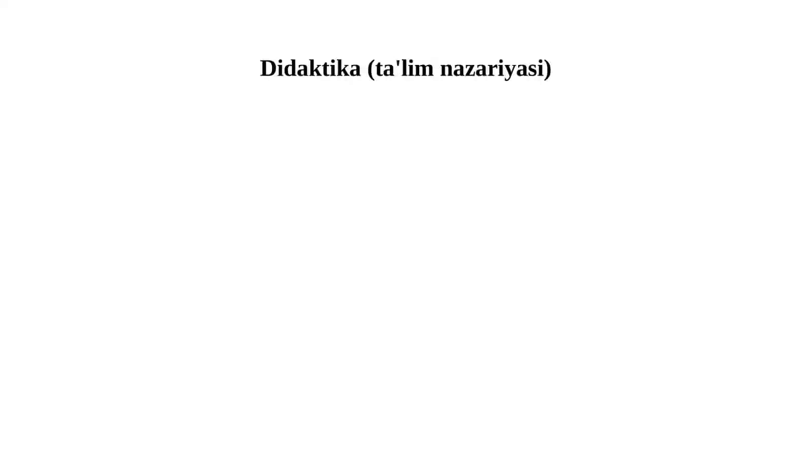 Umumiy pedagogika fani 4