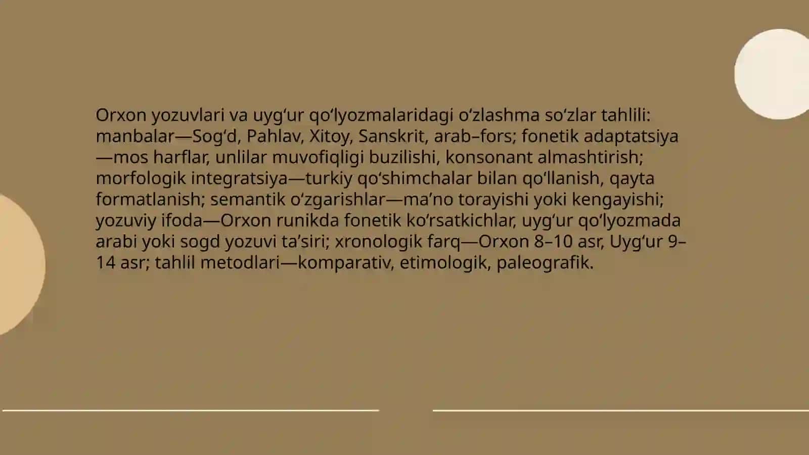 Qadimgi turkiy til leksikasi O'zlashma qatlam 4