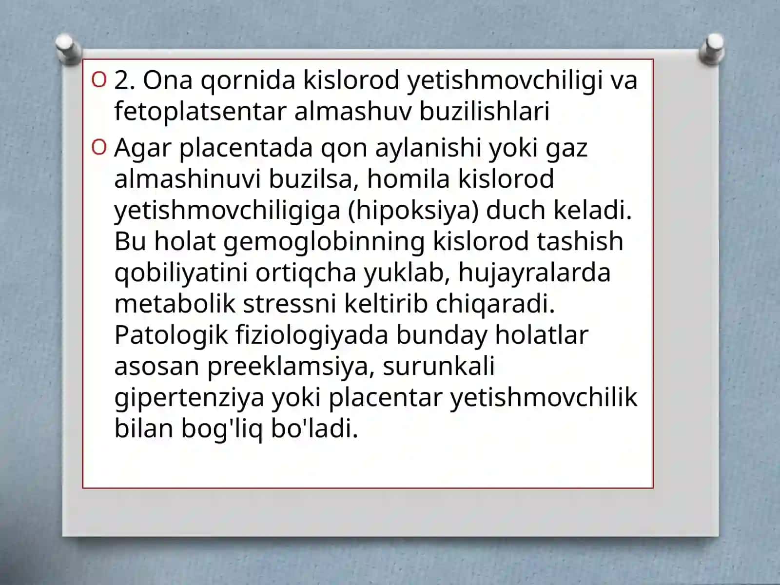 Ona qornida rivojlanish patologiyasi 4