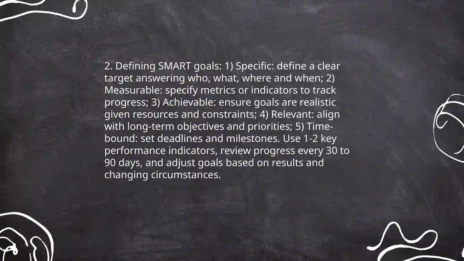 Future plans and goals 4
