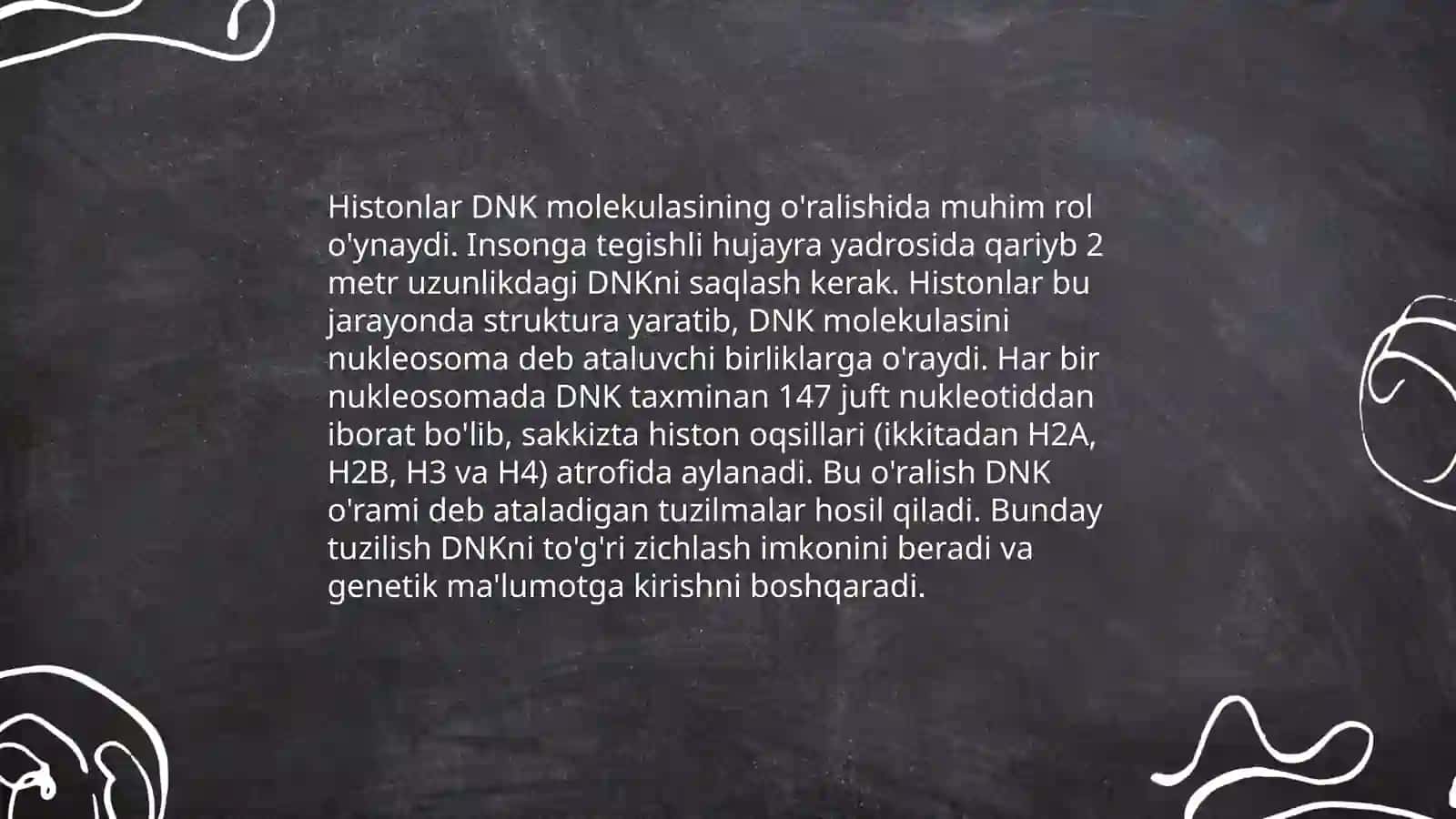 Eukariotlarni genetik materiallarining taxlanish saviyalari 4