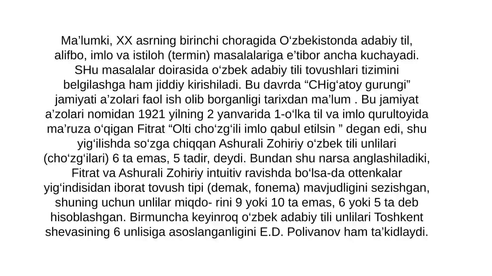 O‘zbektilshunosligida fonologiya 4