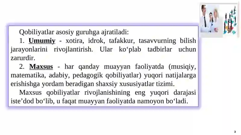 PEDAGOGIK QOBILIYAT – PEDAGOGIK MAHORATNING ASOSI 4