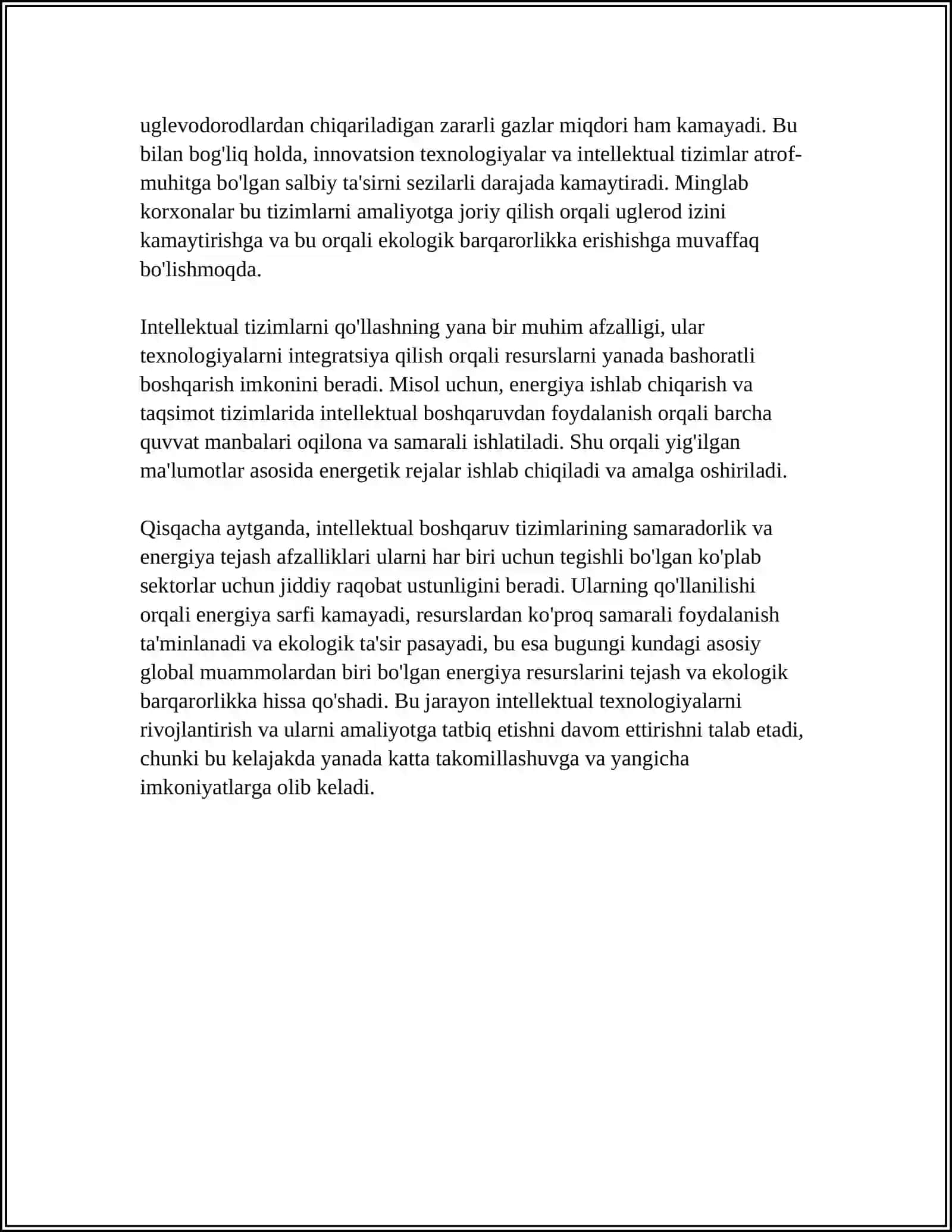 INTELLEKTUAL BOSHQARUV TIZIMLARINING AFZALLIKLARI VA CHEKLOVLARI 4