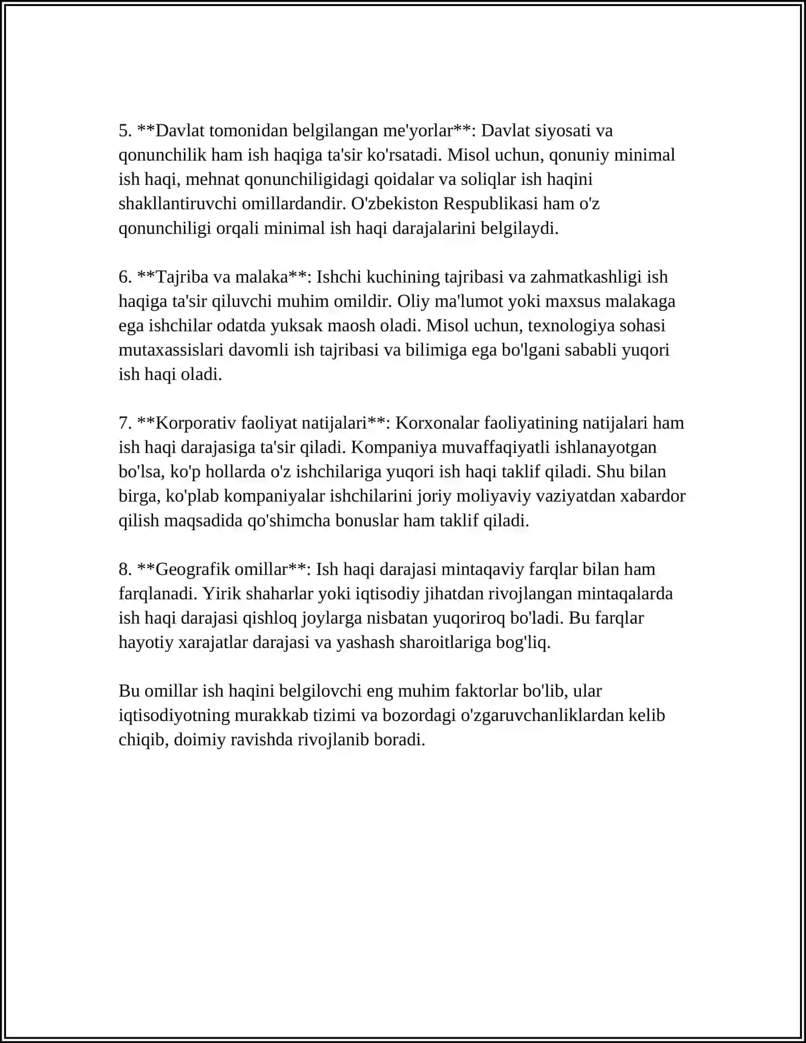 ISH HAQINING MOHIYATI, SHARTLARI VA TIZIMI 4