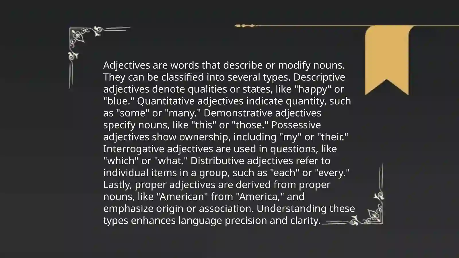 Adjectives 4