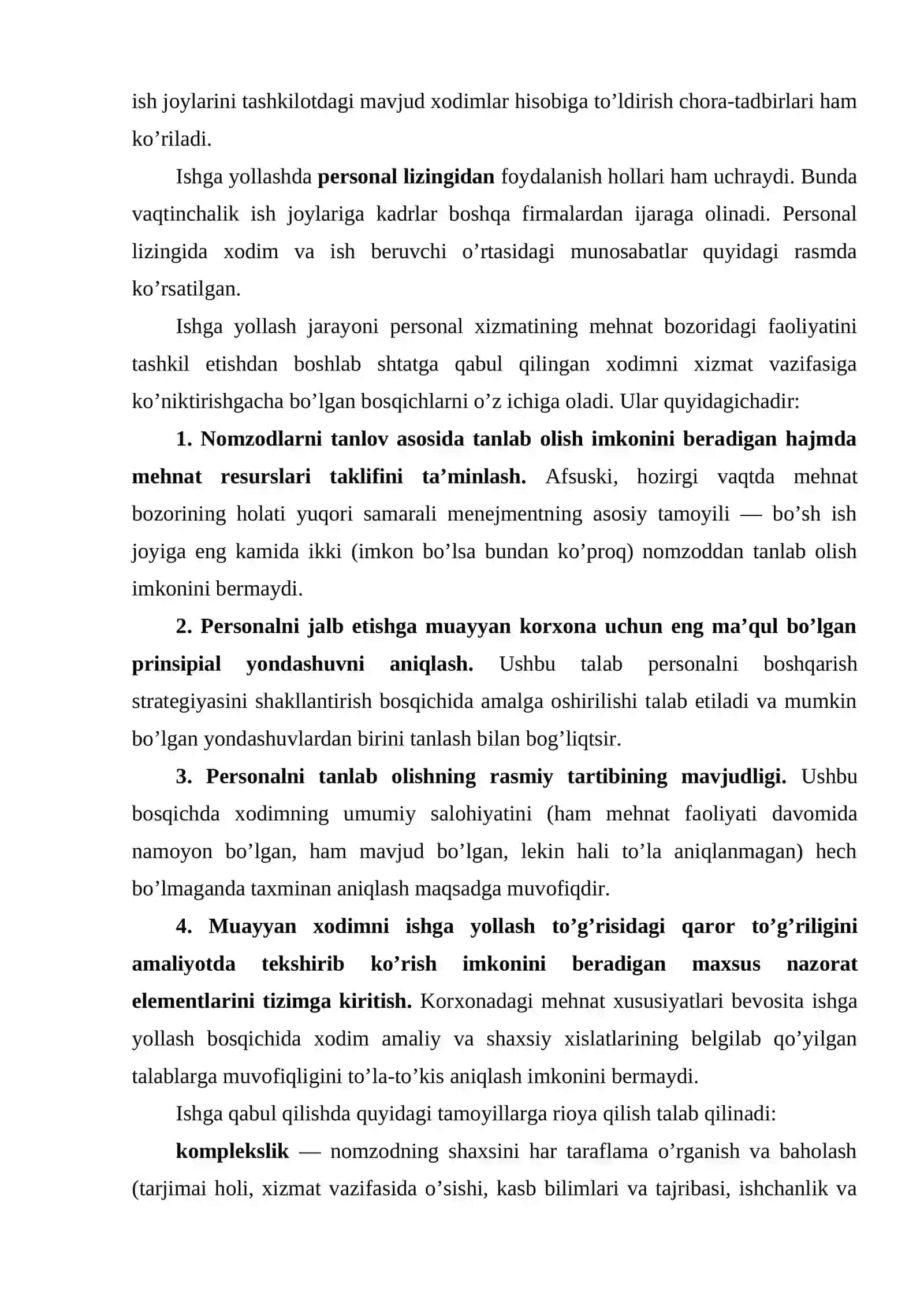 Personalni shakllantirish 4