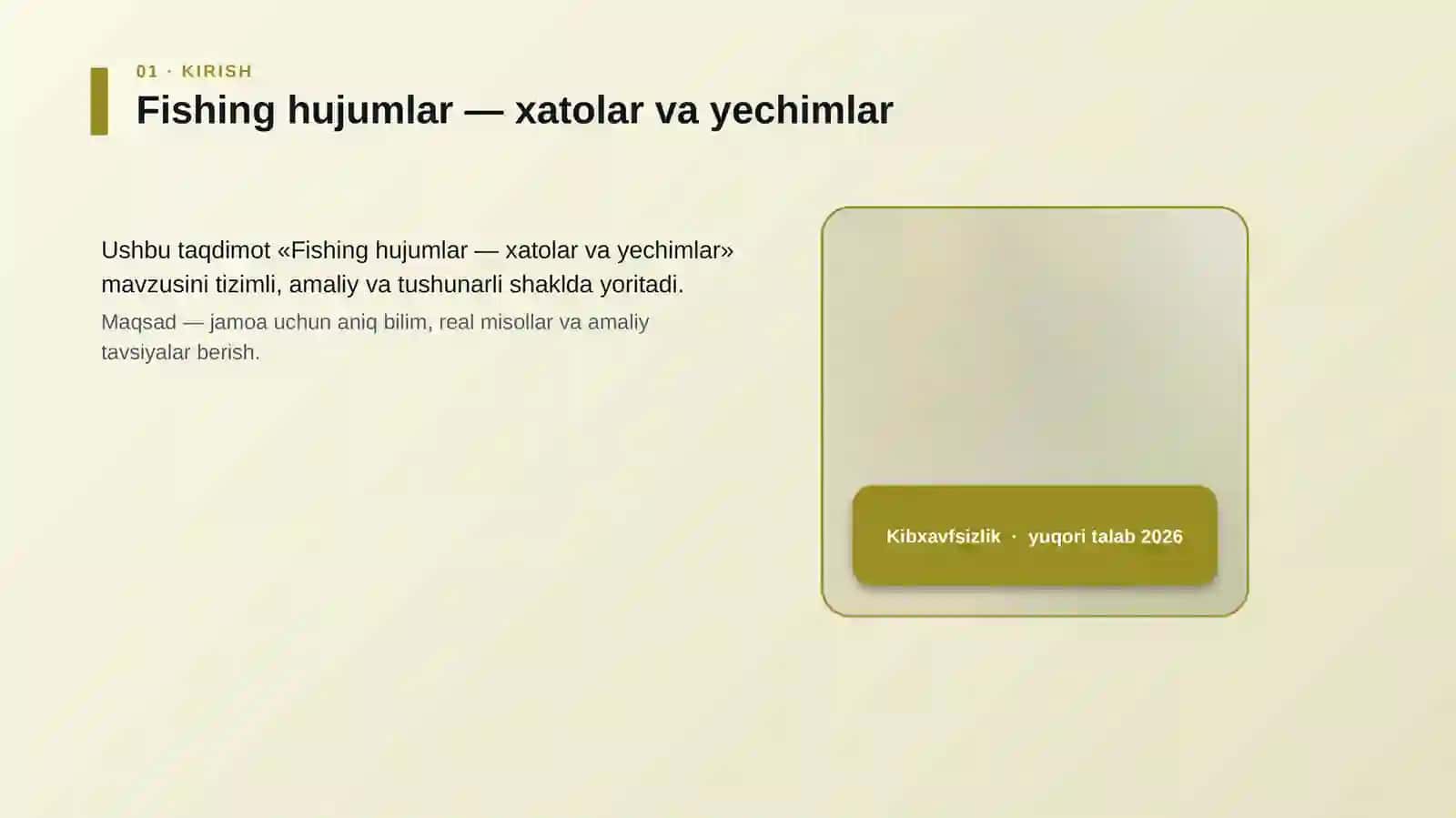 Fishing hujumlar — xatolar va yechimlar 4