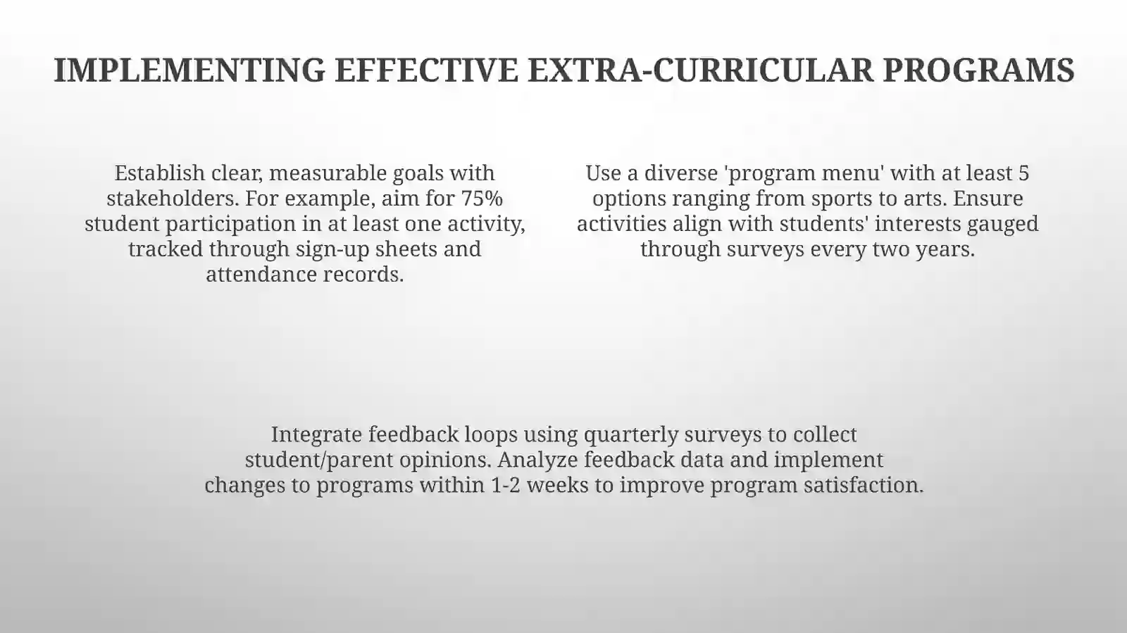 Extra curricular activities in teaching 4