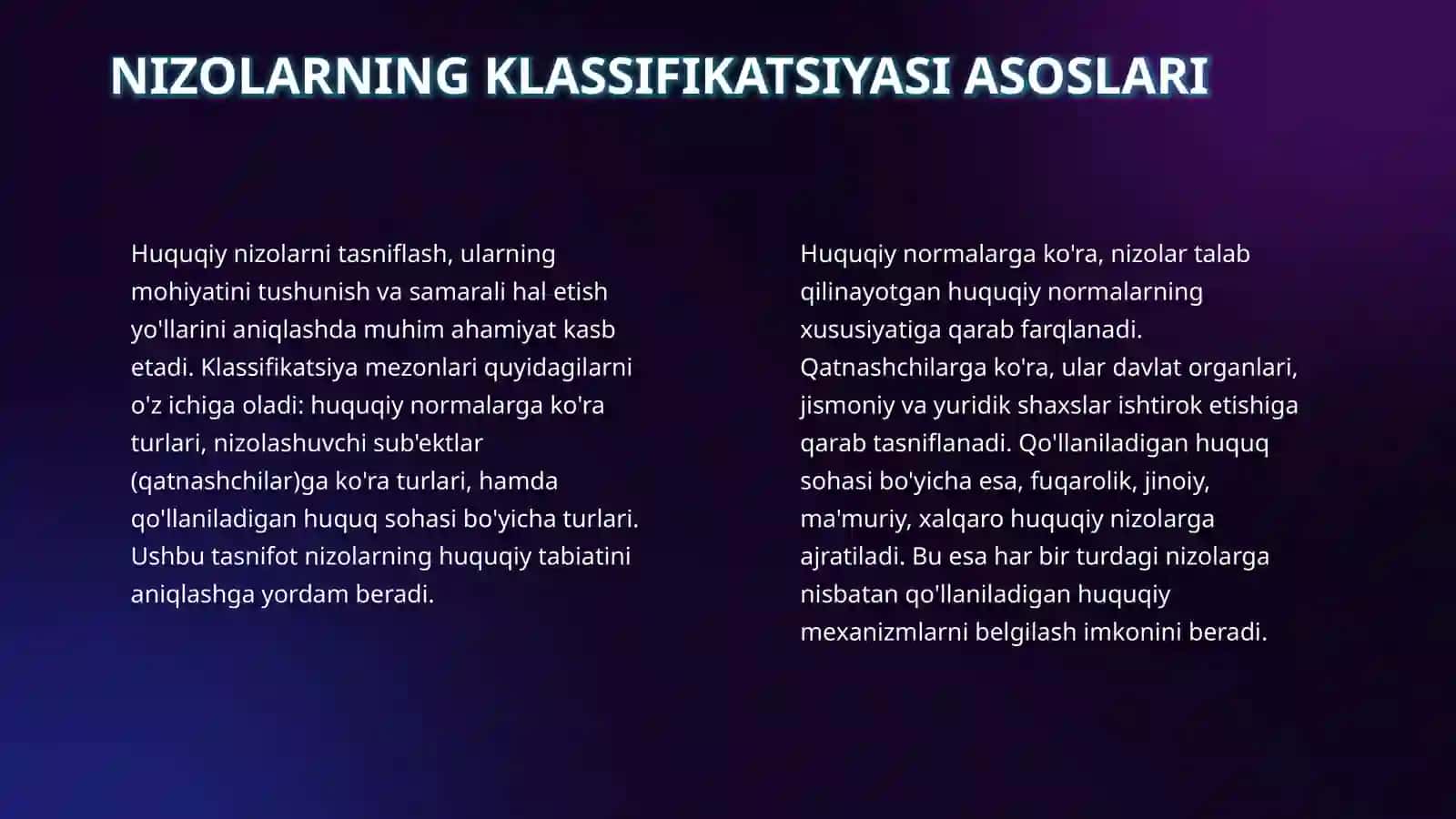 Nizo uning turlari va mazmuni 4