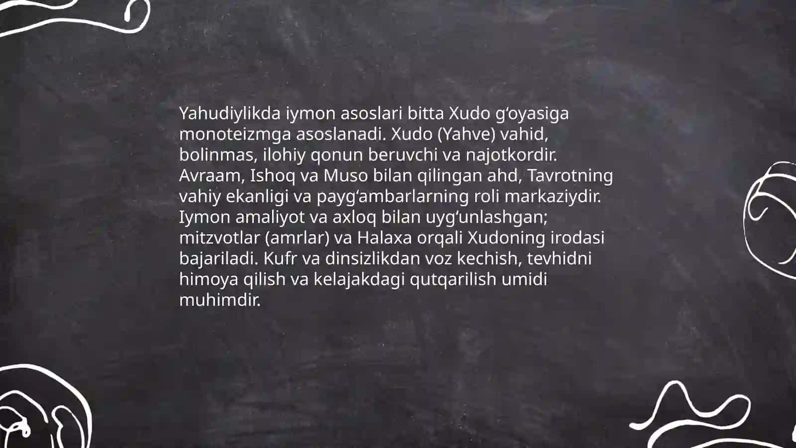 Yahudiylik dinni 4
