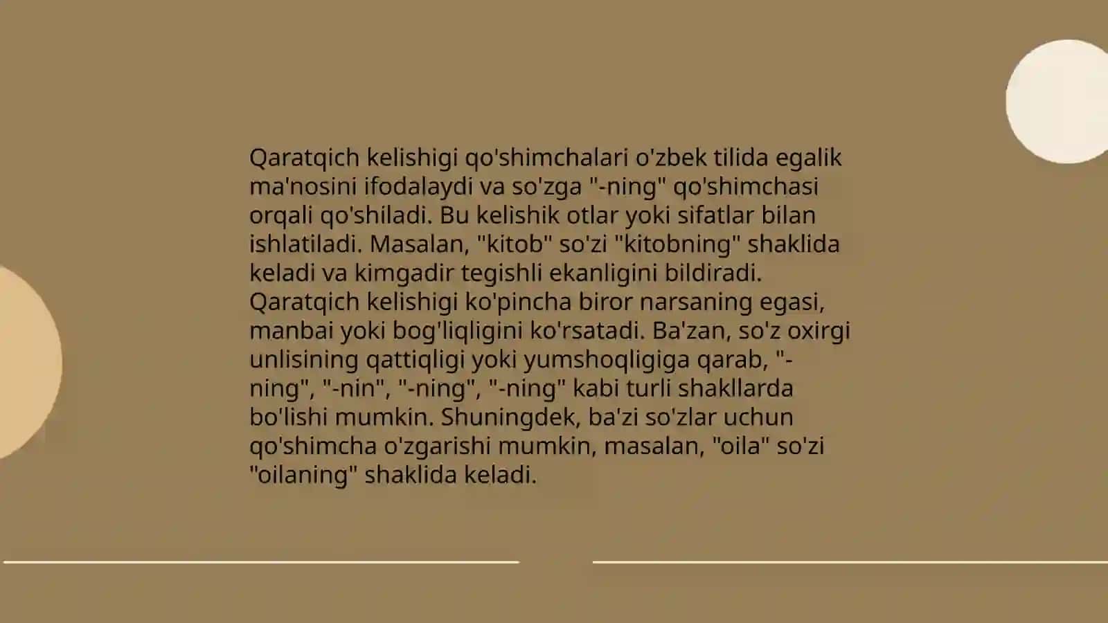 Orfografiya va orfoepiya tamoyillari boʻyicha mashqlar tahlili. Kompleks fonetik-orfoepik-orfografik tahlil 4