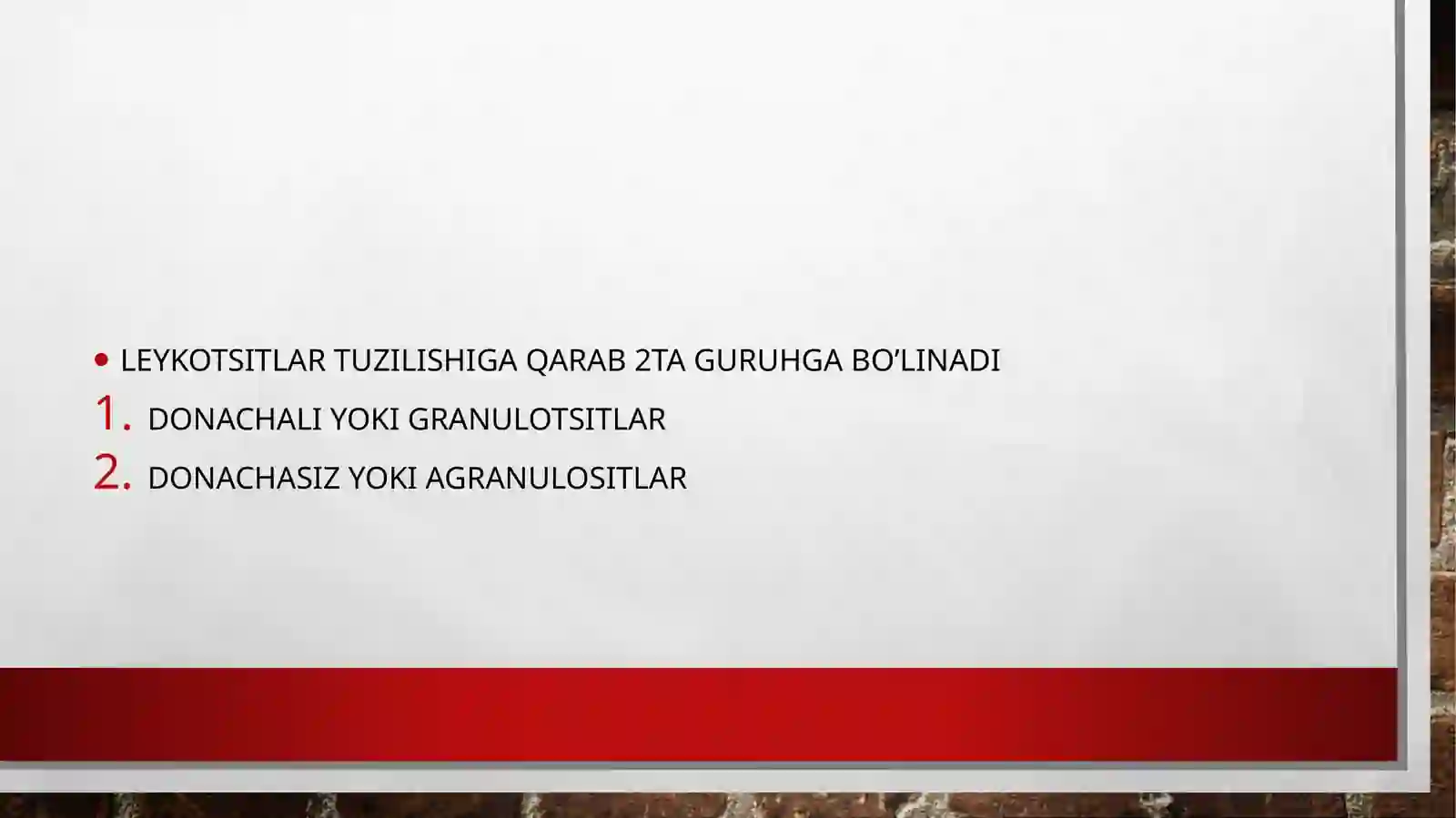 Leykotsitlar va ularning turlari 4