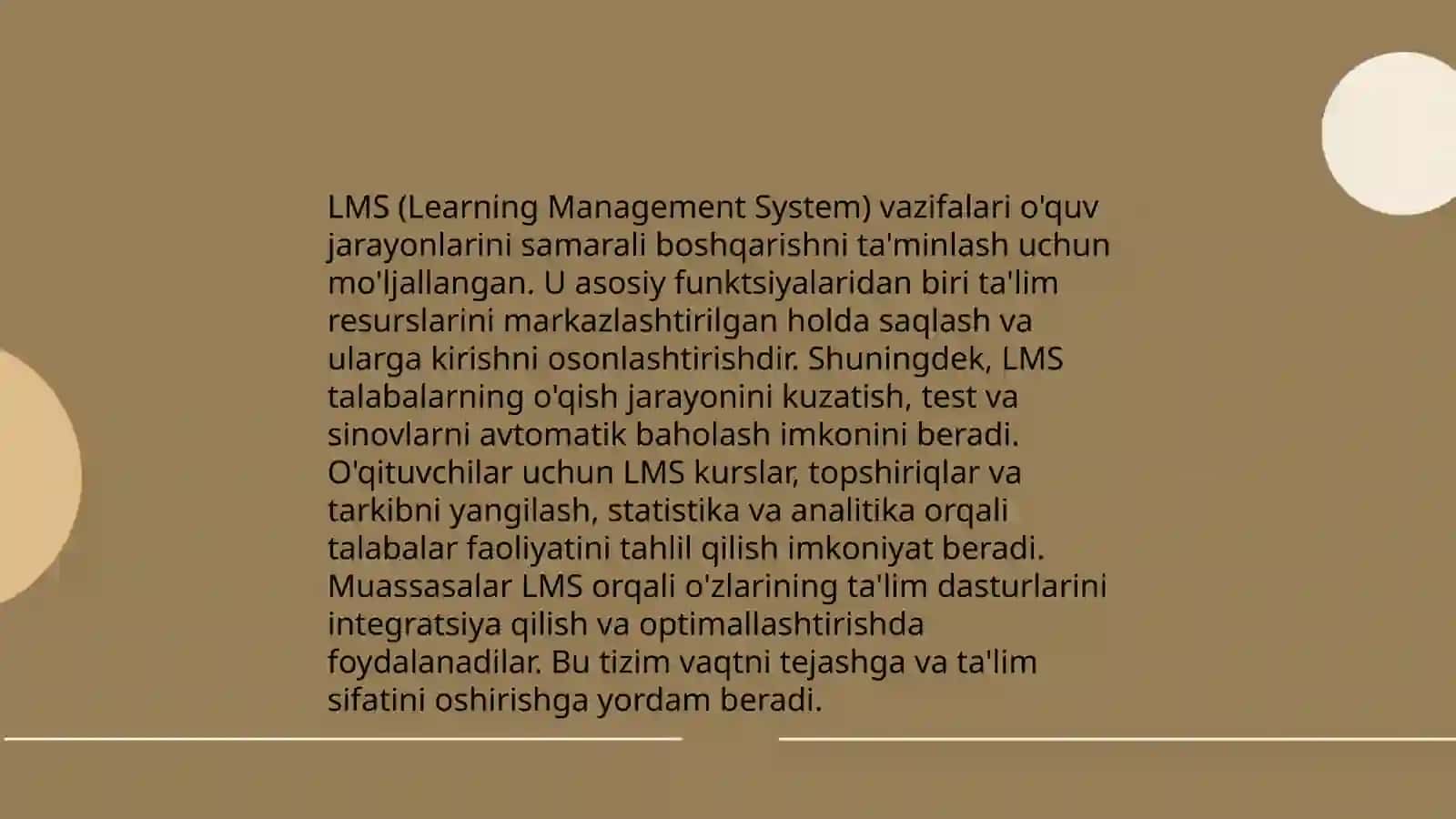 LMS turlari va ularning tasnifi 4