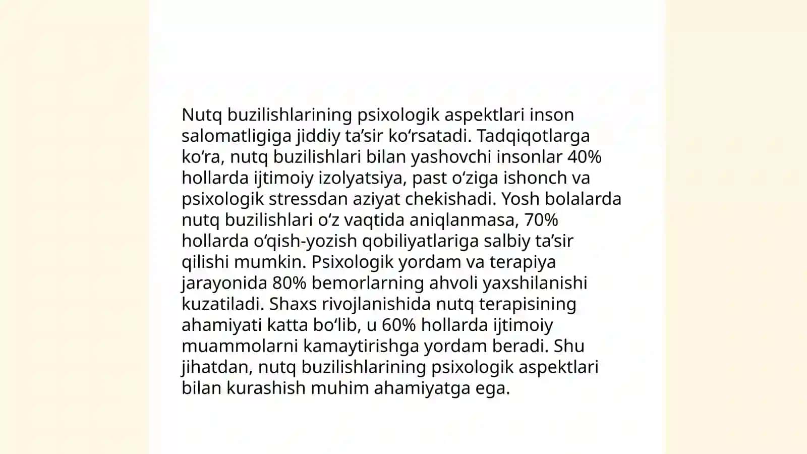 Logopsixologiya va psixologik korreksiya metodlari fanining ilmiy-nazariy asoslari 4