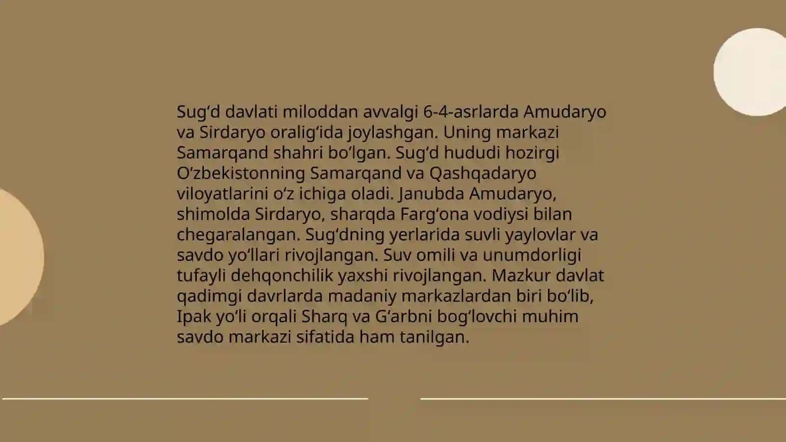 Xorazm davlati Sugʻd davlati Toxariston davlati tashkil topishi 4