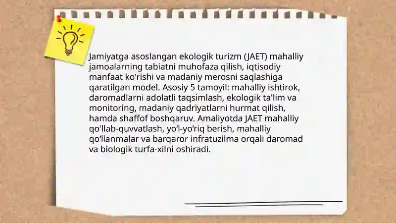 Ekologik turizmni rivojlantirishning zamonaviy tendensiyalari 4