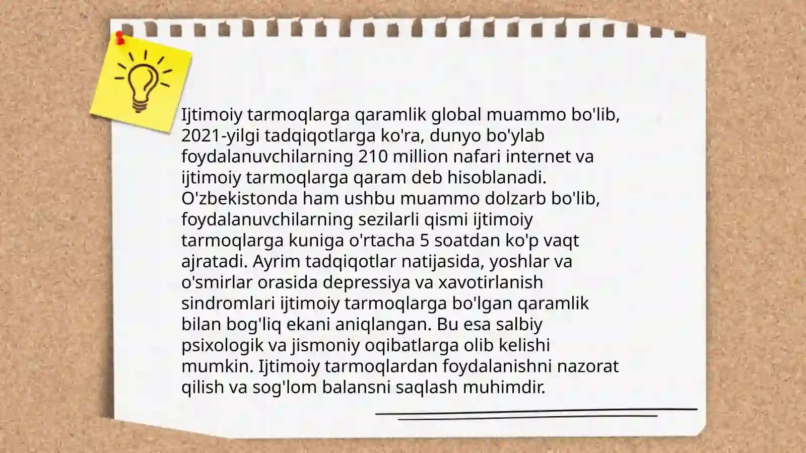 Virtual Olam Jozibadorligiga Qaramlik va Uning Oqibatlari 4