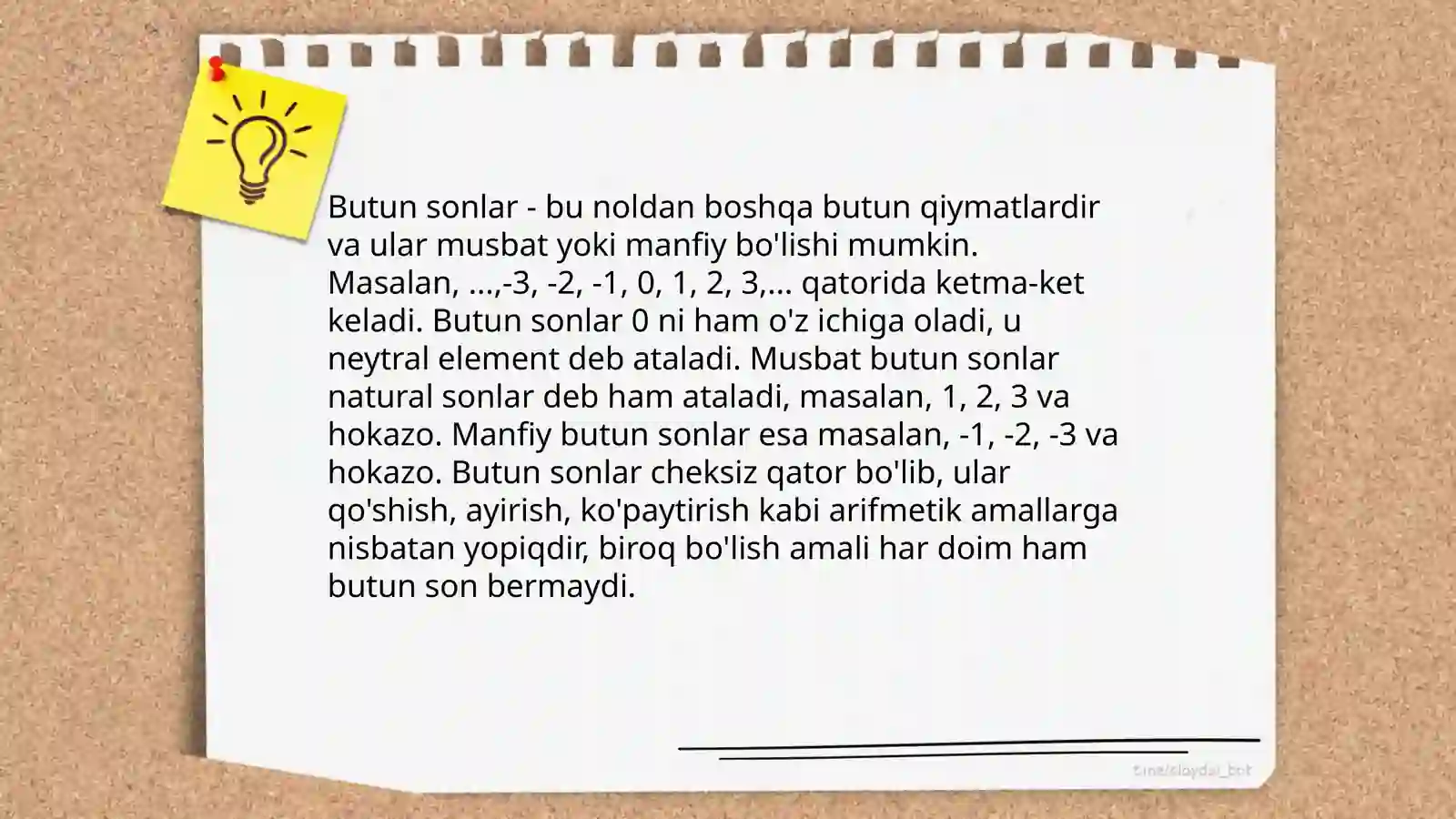 Natural sonlar 4