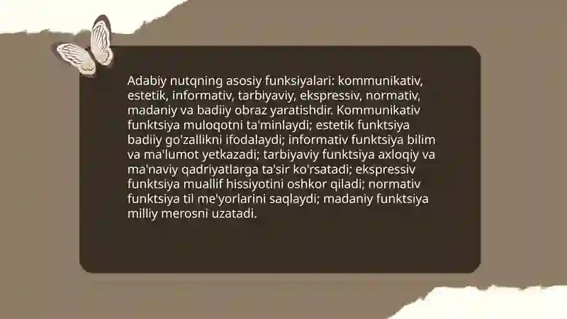 Adabiy nutq va uning uslubi 4