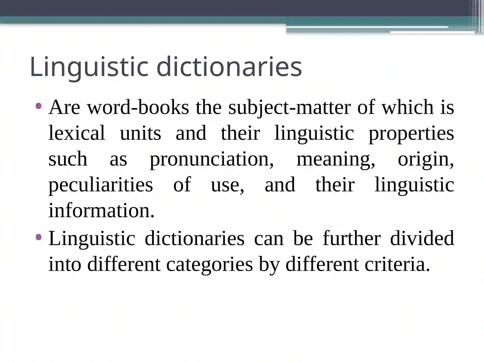 ENGLISH LEXICOGRAPHY 4