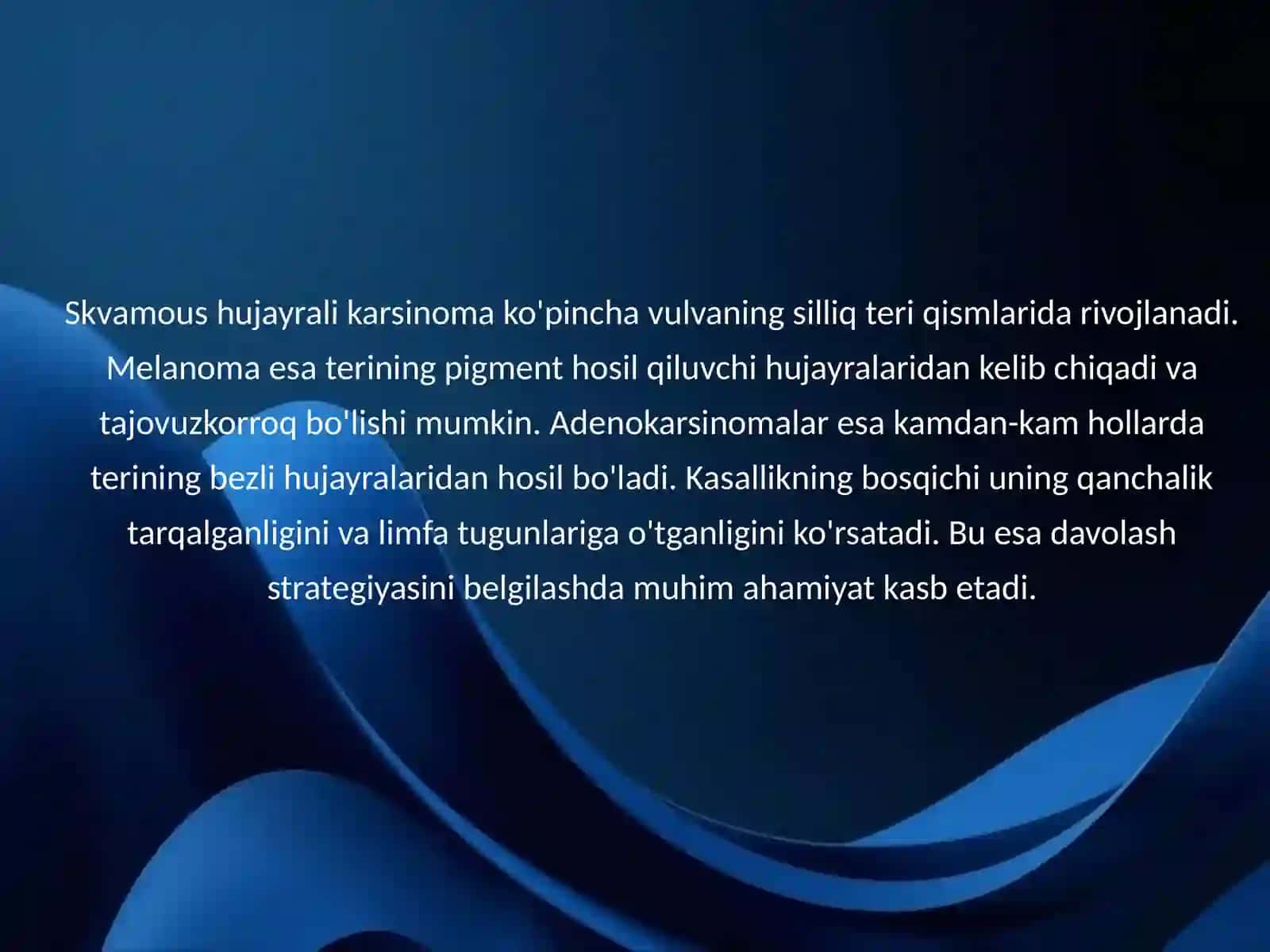 Vulva saratoni Ayollar jinsiy a'zolari o‘sma kasalliklari 4