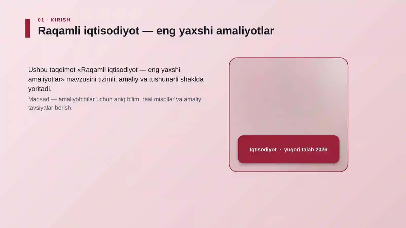 Raqamli iqtisodiyot — eng yaxshi amaliyotlar 4