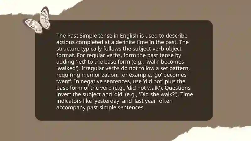 Past simple 4