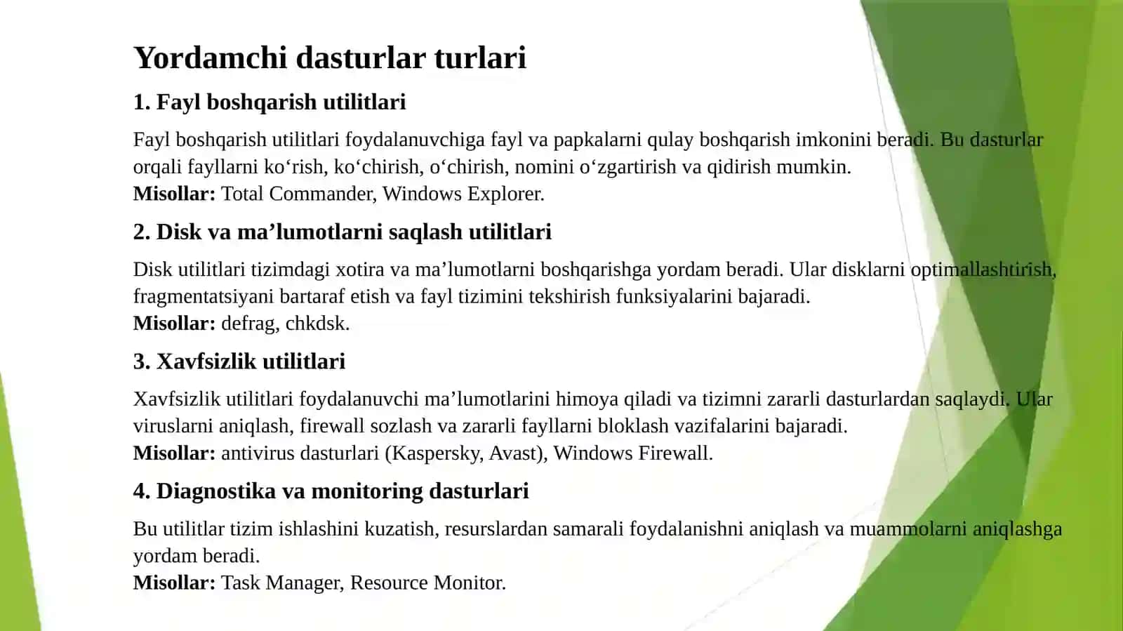 Operatsion tizimlar 4
