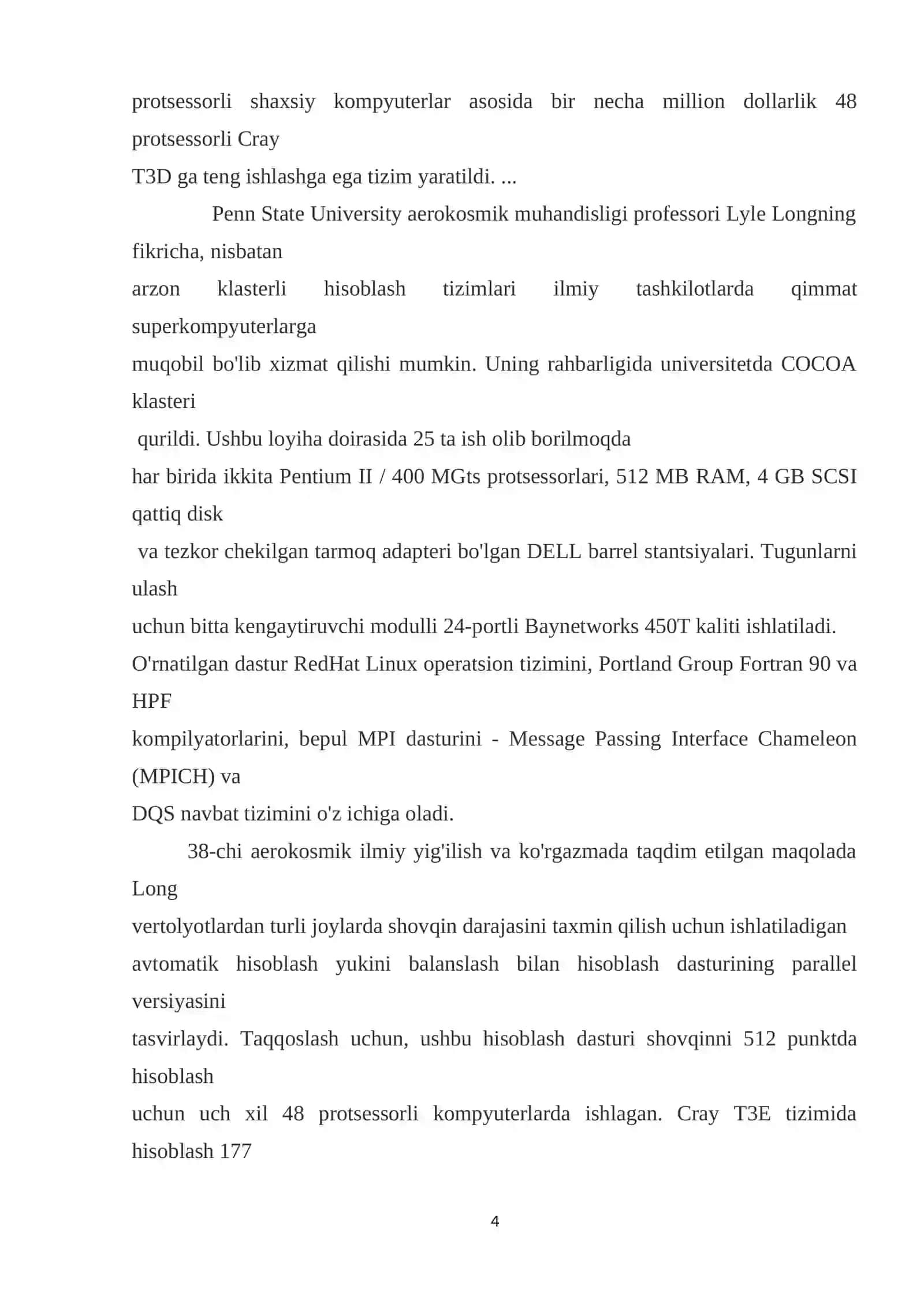 Klasterlashtirish. Windows operatsion tizimida klasterlarni sozlash va boshkarish 4