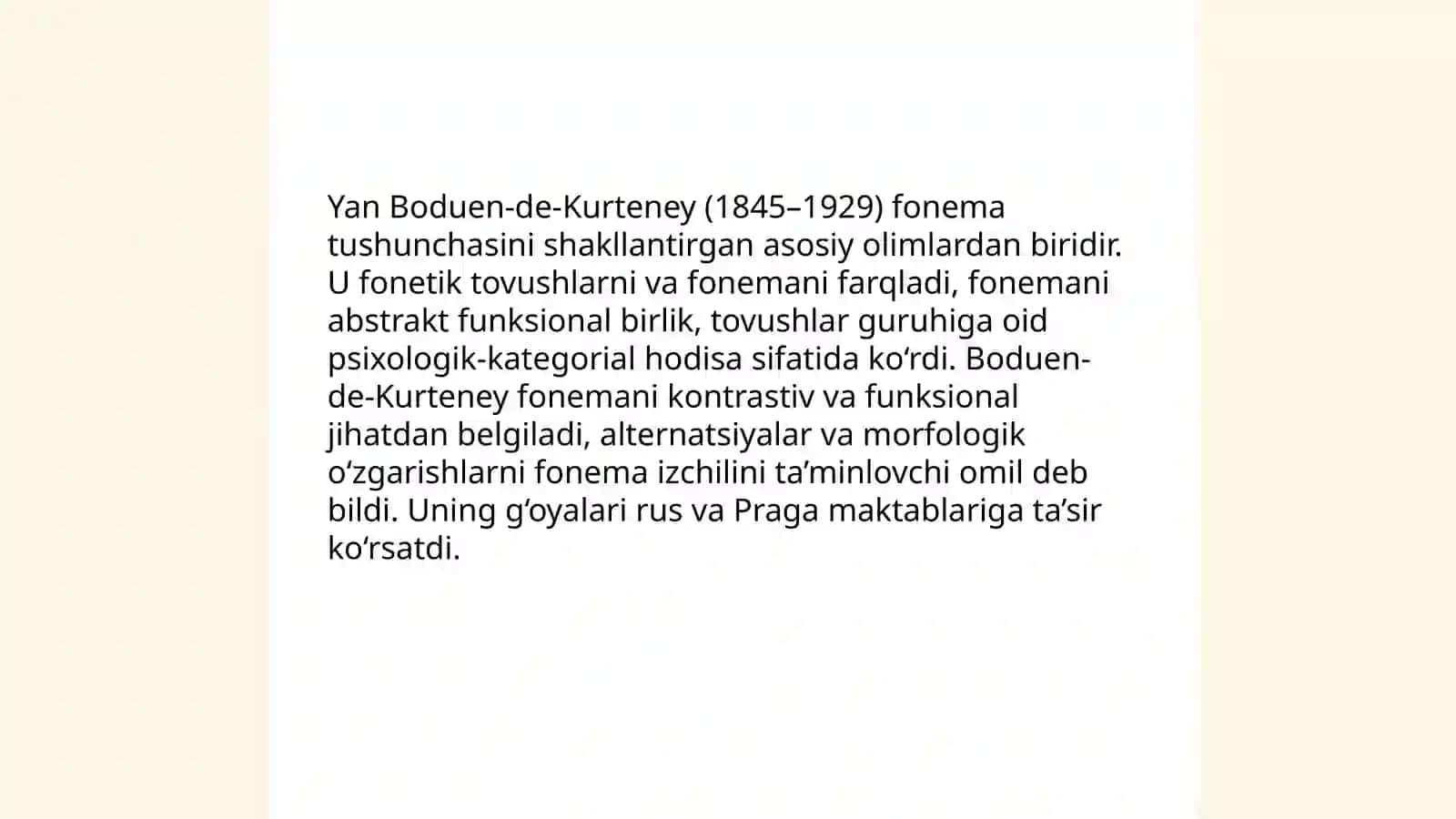 Fonema nazariyasi tarixidan 4