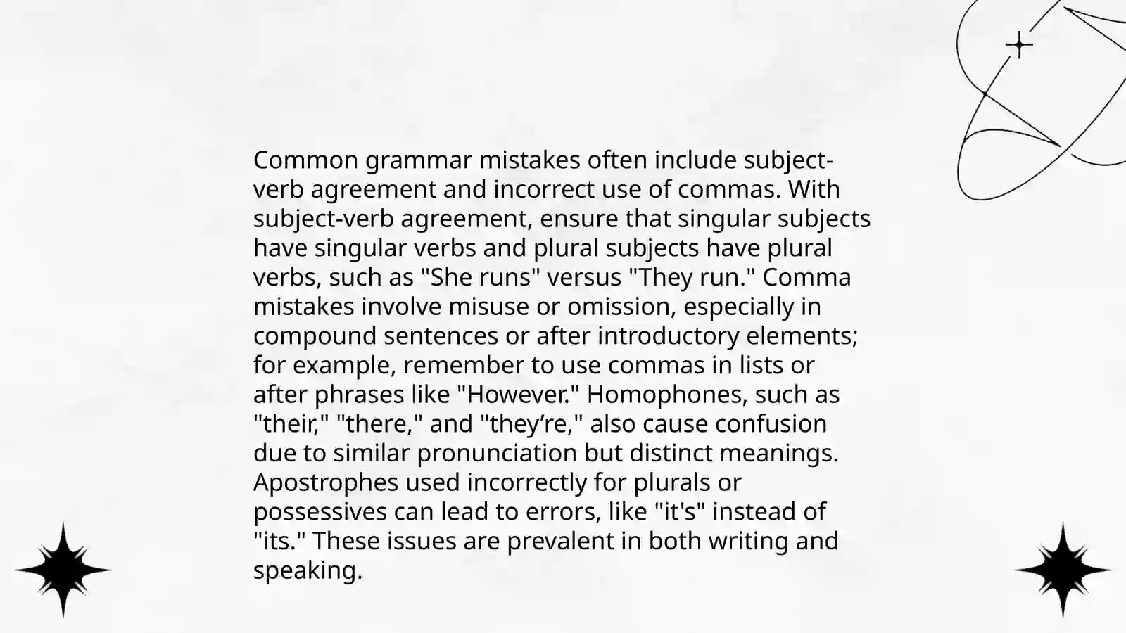 Errors and mistakes 4