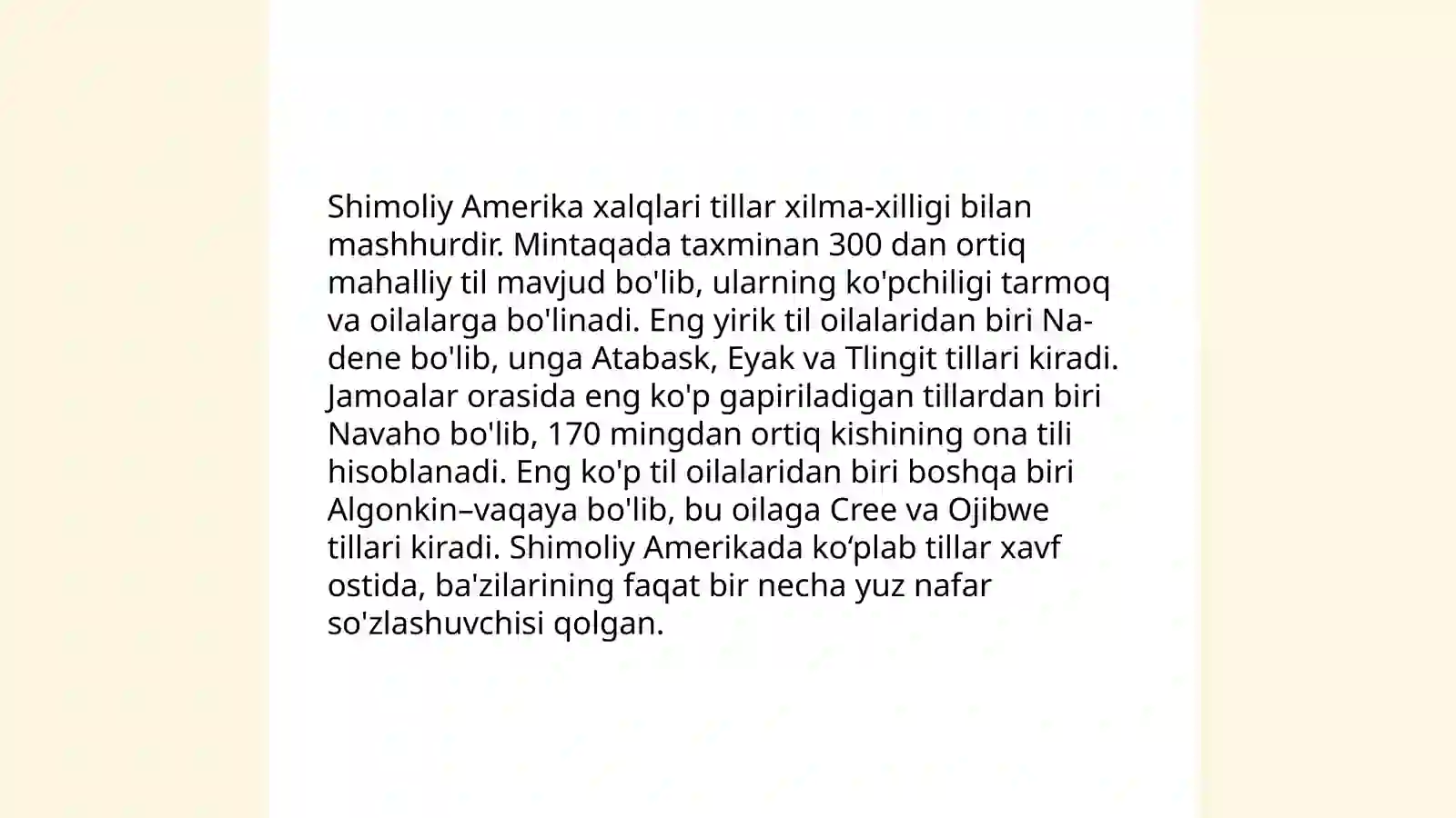 SHIMOLIY AMERIKA XALQLARI 4