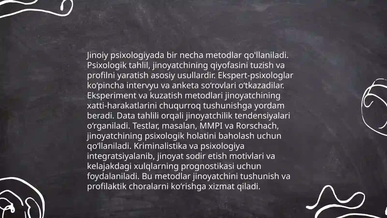 Yuridik va jinoiy psixologiyaning metodologik masalalari 4