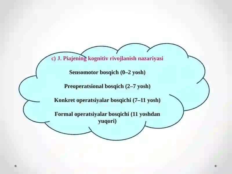Rivojlanishning yoshga oid individual xususiyatlariga oid tadqiqot tahlili 4