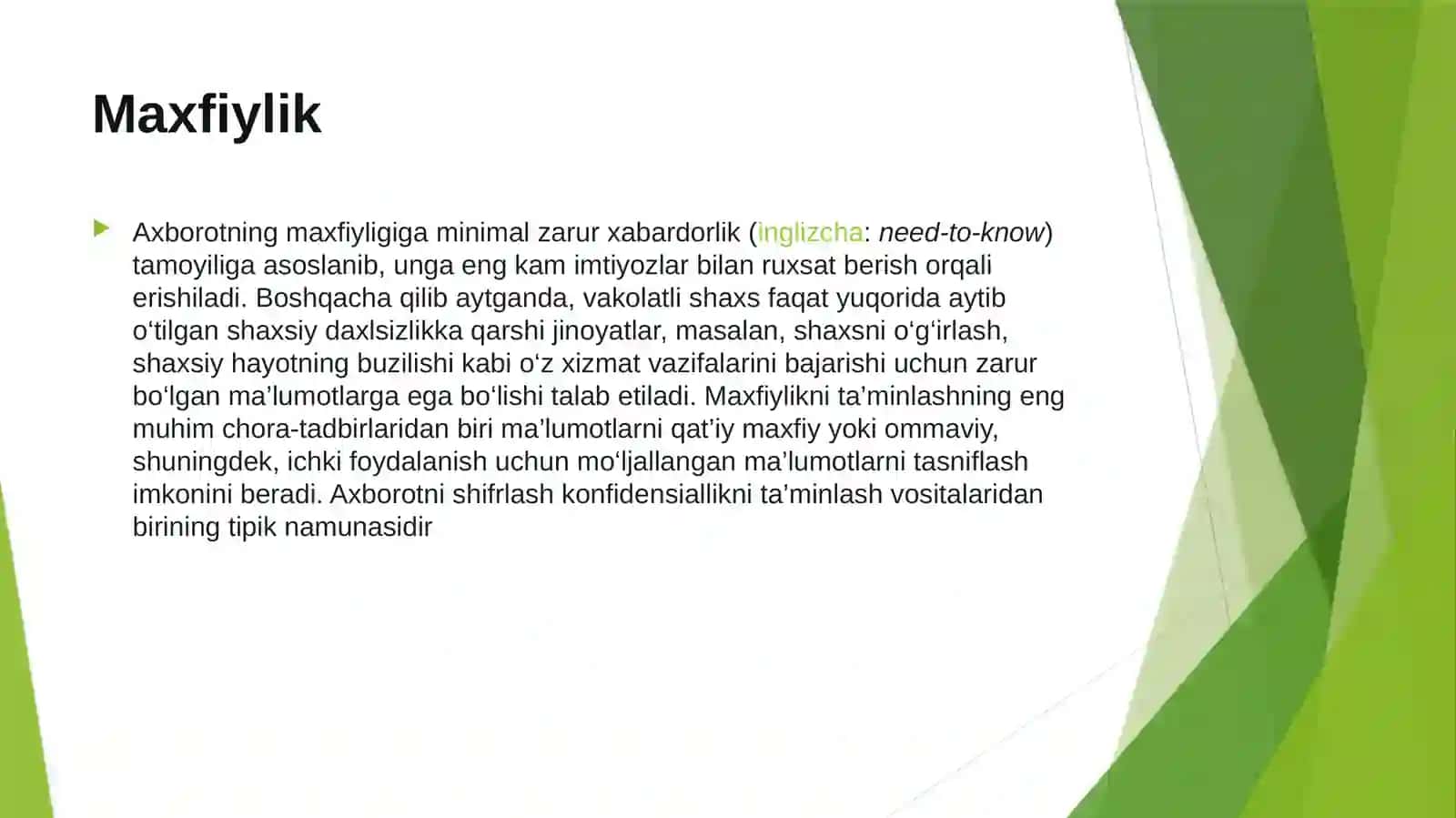 AXBOROT XAVFSIZLIGINING ASOSIY TUSHUNCHALARI VA KIBER JINOYATCHILLIK TARIXI 4