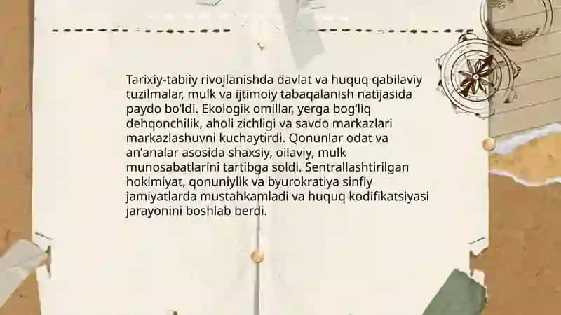 Davlat va huquqning paydo boʻlishi 4