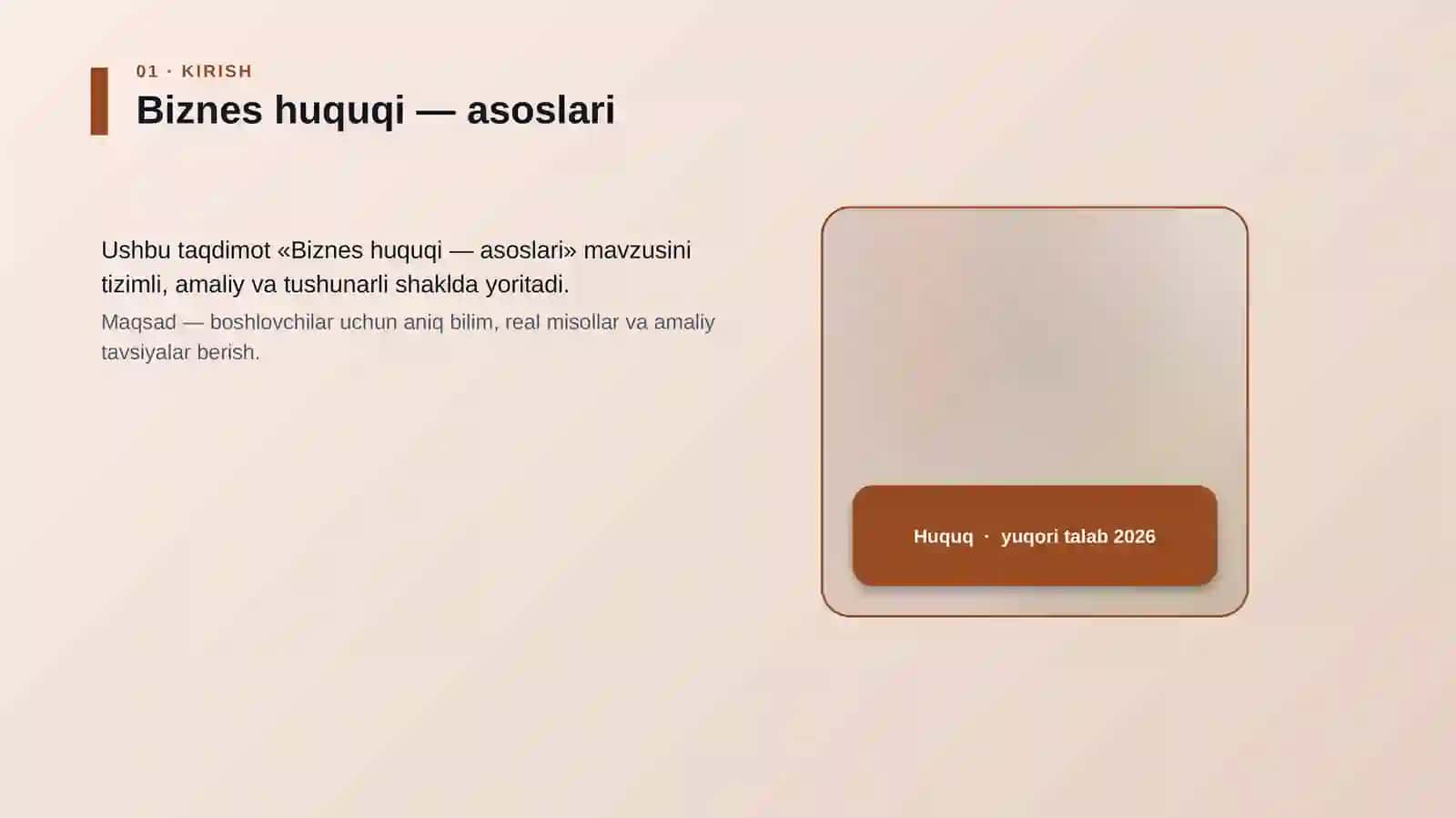Biznes huquqi — asoslari 4