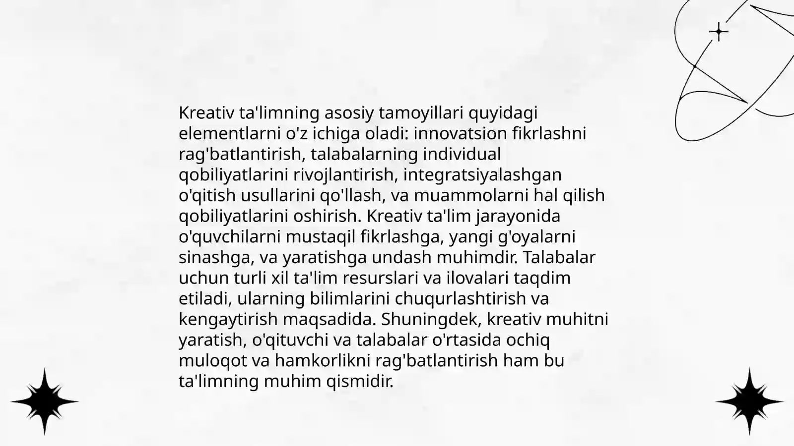 Kreativ Talimni Tashkil Etish Jarayoni 4