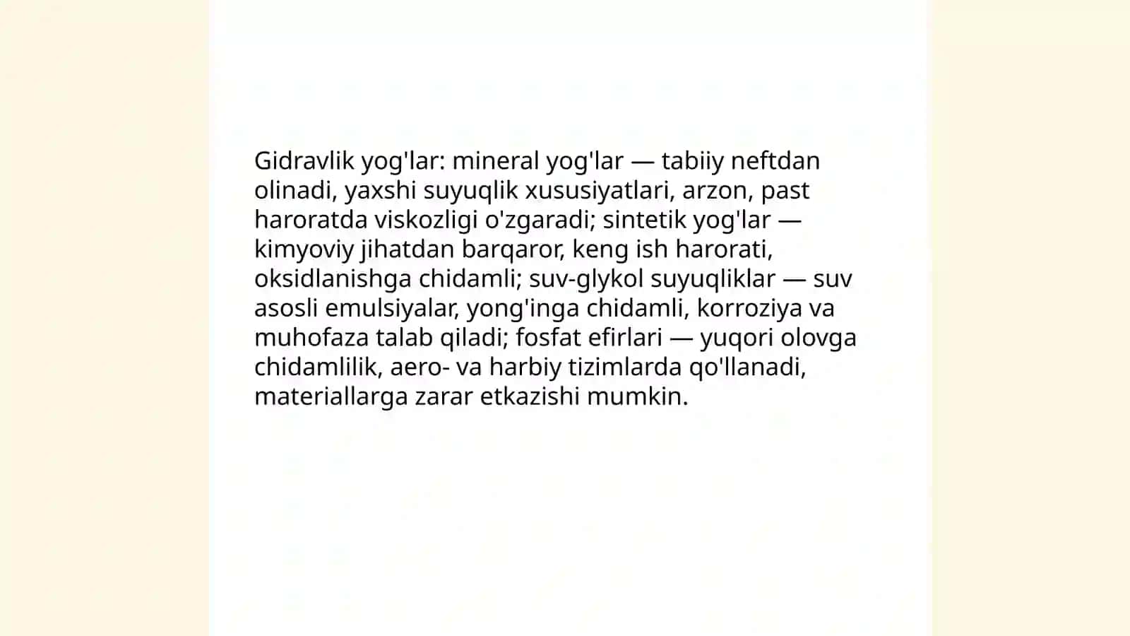 Gidravlik moddalar 4