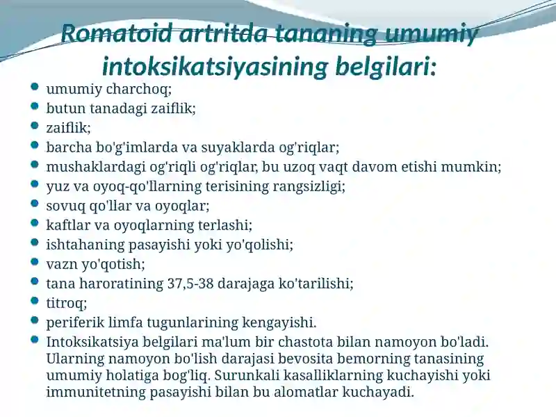 Bolalarda Revmatoid Artrit 4
