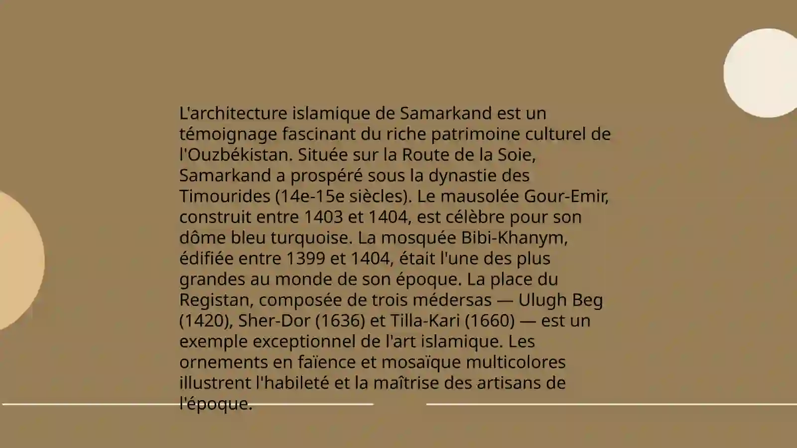 Les curiositйs de Samarkand 4