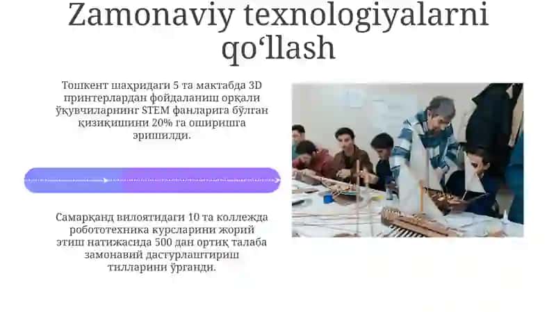 STEM Ta'limini Yaxshilash Strategiyasi va Rejalari 4