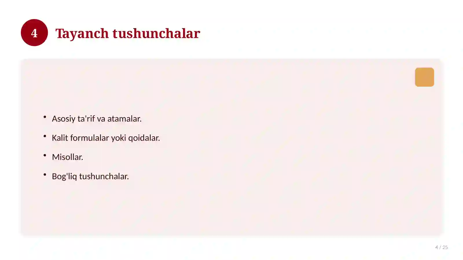 Tarbiya fanidan 11-sinf uchun ochiq dars ishlanmasi 4