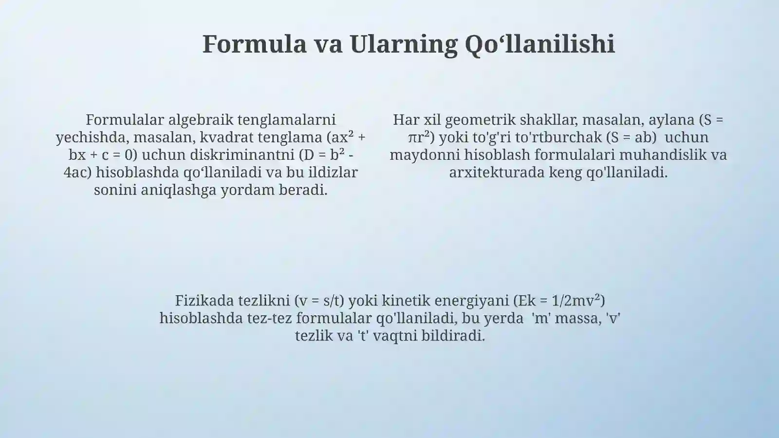 Algebraiktengliklarvaformulalar 4