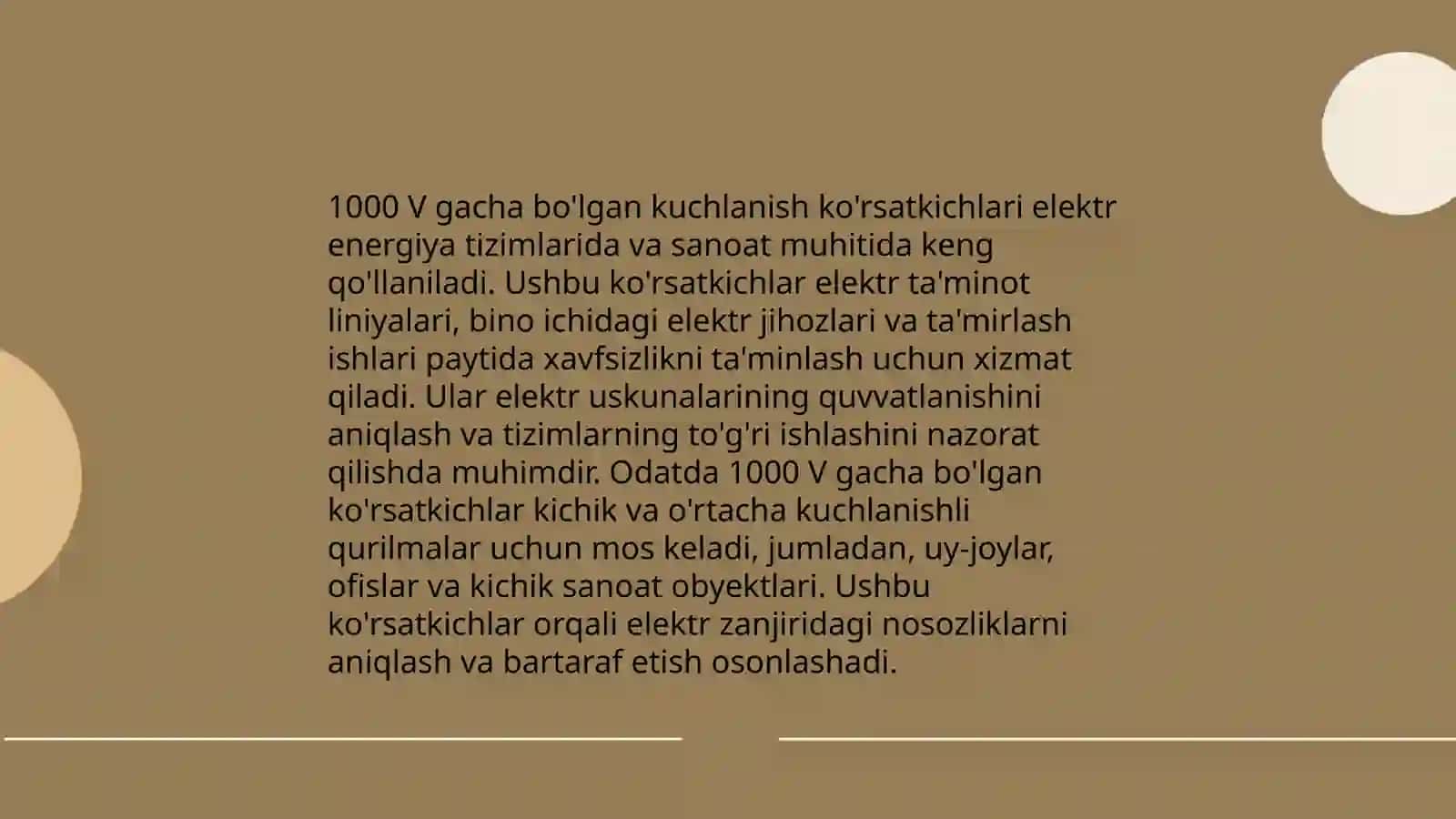 Kuchlanish ko'rsatkichlari 4