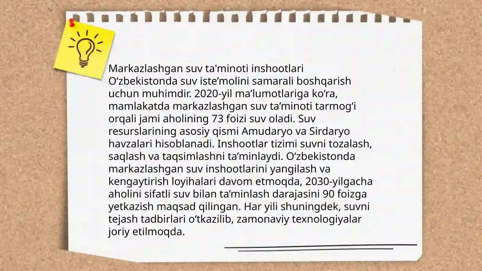 Mahalliy va Markazlashgan suv taminoti 4