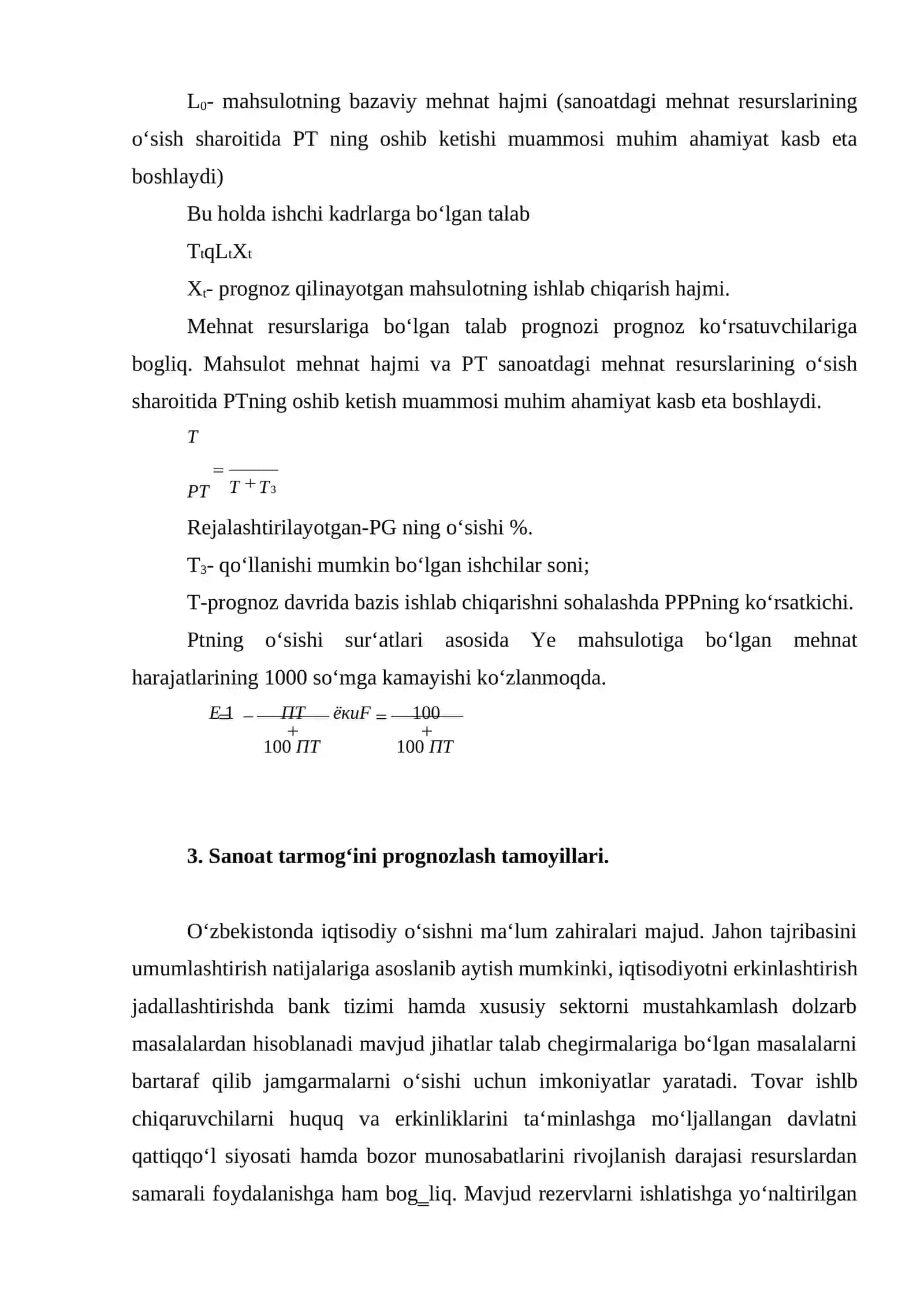 Тarmoq iqtisodiy rivojlanishini prognozlash 4